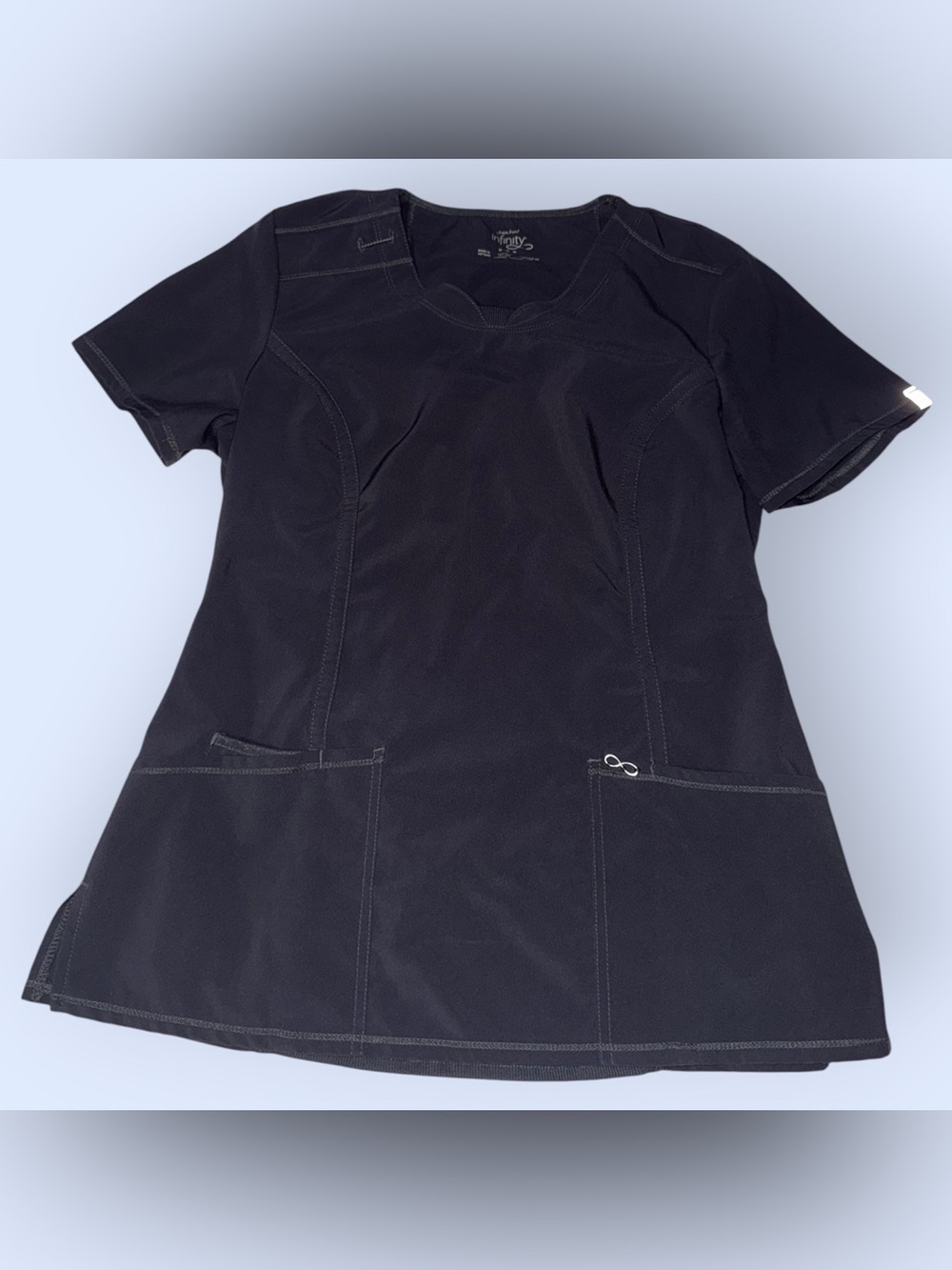 Cherokee Infinity Dark Grey Scrub Set - Picture 2 of 10